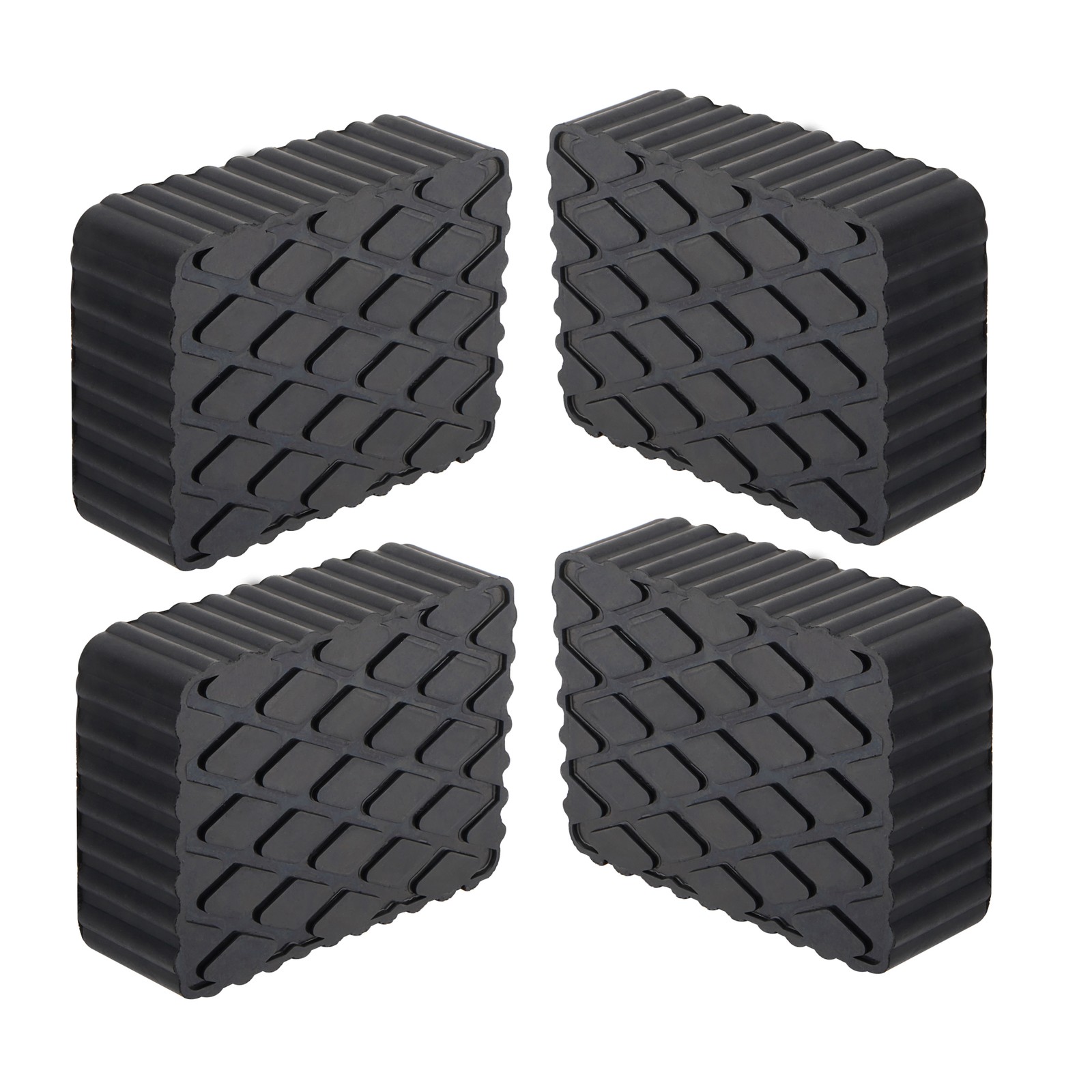 4PCS 2″inch/50mm Solid Rubber Auto Lift Block Spacer Pad Kit For Automobile Lift