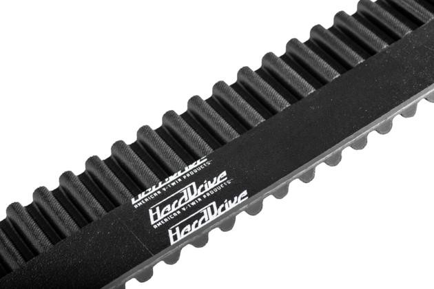 HardDrive Carbon Reinforced Rear Drive Belt 128T 1.125″ Black #21192451