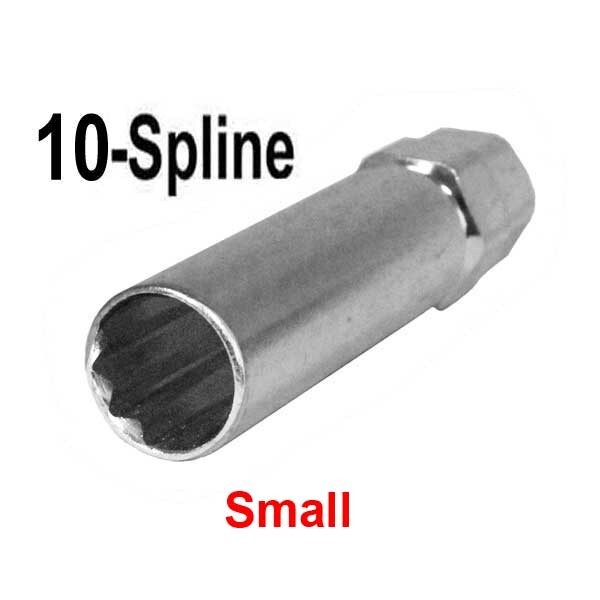 1 X 10-Spline Lug Nut Tool Key Adapter Socket Passenger w/ 3/4 & 13/16 Hex Drive