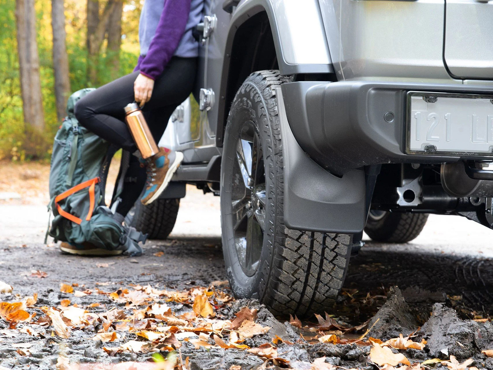 WeatherTech No-Drill MudFlaps for Yukon/Suburban/Yukon XL – Front & Rear Set