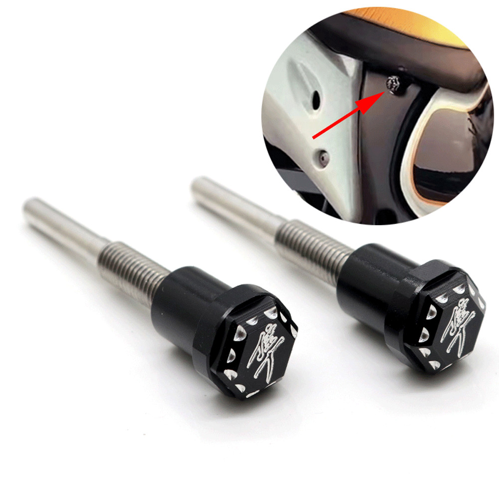 3D Hex Front Seat Thumb Screws Bolts For Suzuki Hayabusa GSX1300R 2008-2025