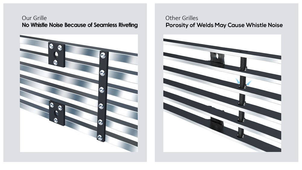 For 2011-2014 Chevy Silverado 2500HD/3500HD Billet Grille Grill Combo Insert