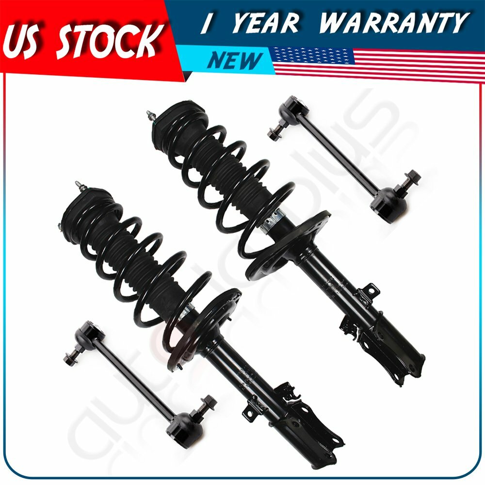 For 04-06 Lexus ES330 Toyota Camry & Solara Rear Strut Spring & Mount Sway Link