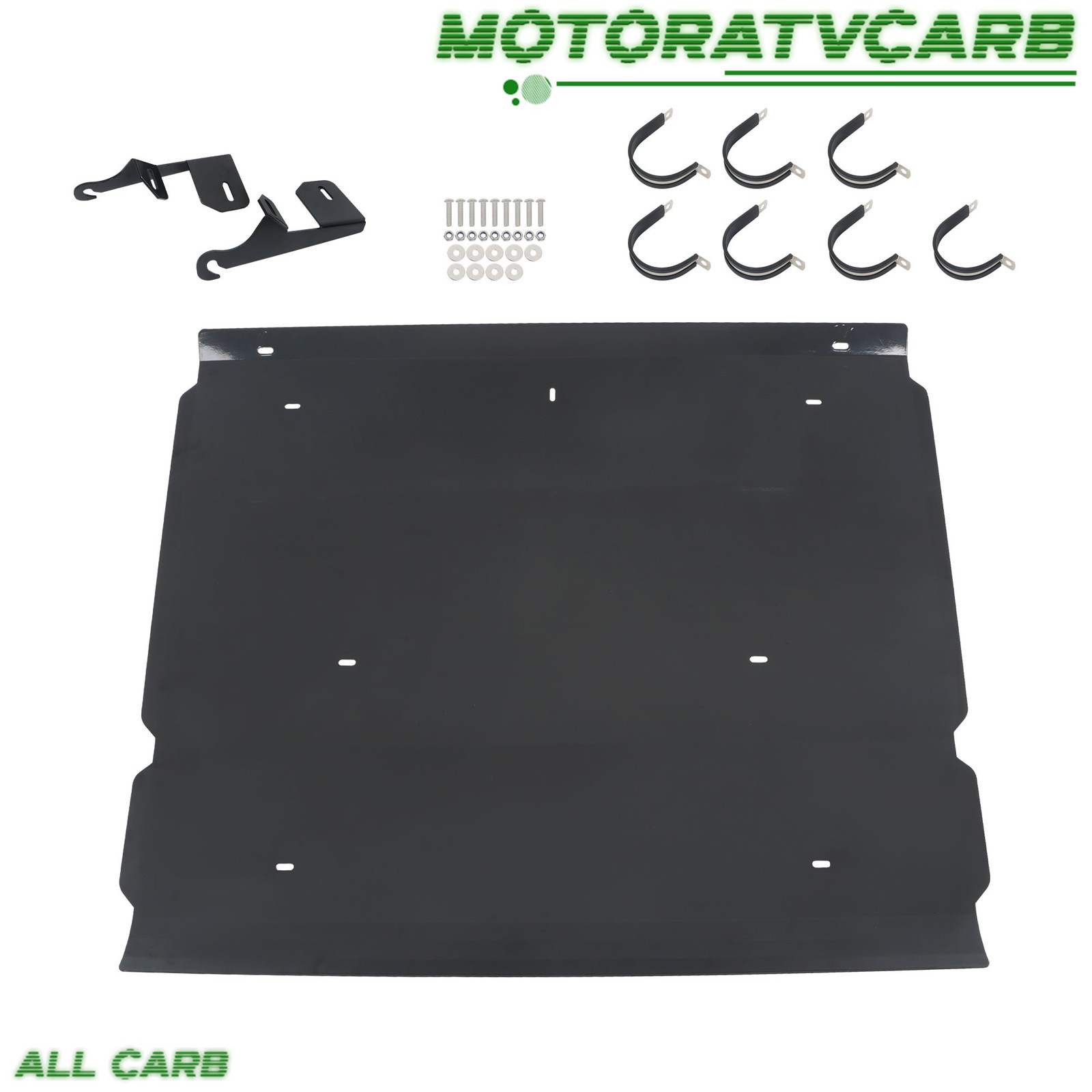 ALL-CARB Black Roof For Polaris RZR 800/800 S/XP 900/570-2 Door Model 2011-2013