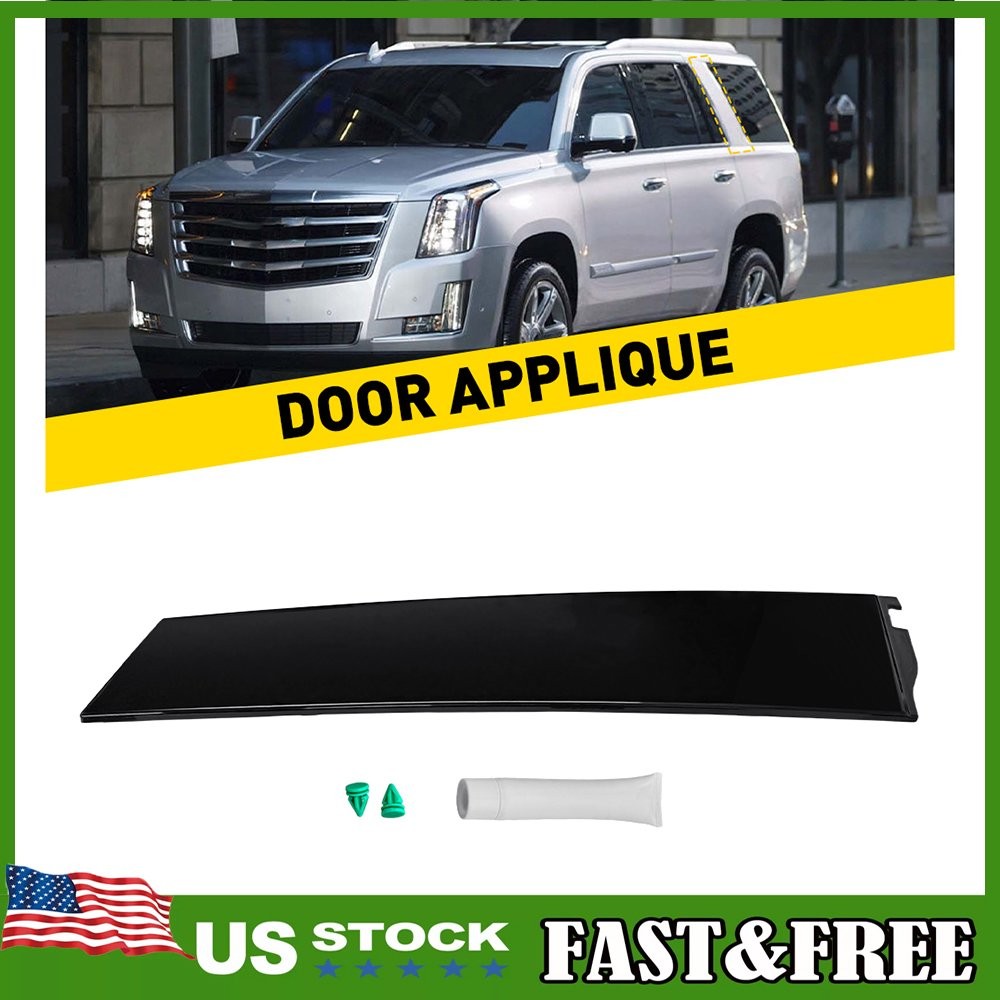 Rear Left Window Trim Molding Panel Fit 15-18 Chevrolet Suburban GMC Yukon 1~10X