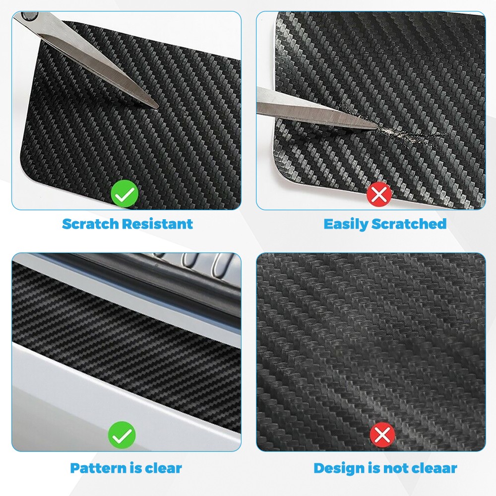 9Pcs Car Door Scuff Sill Cover Panel Step Protector For Chevrolet Accessories