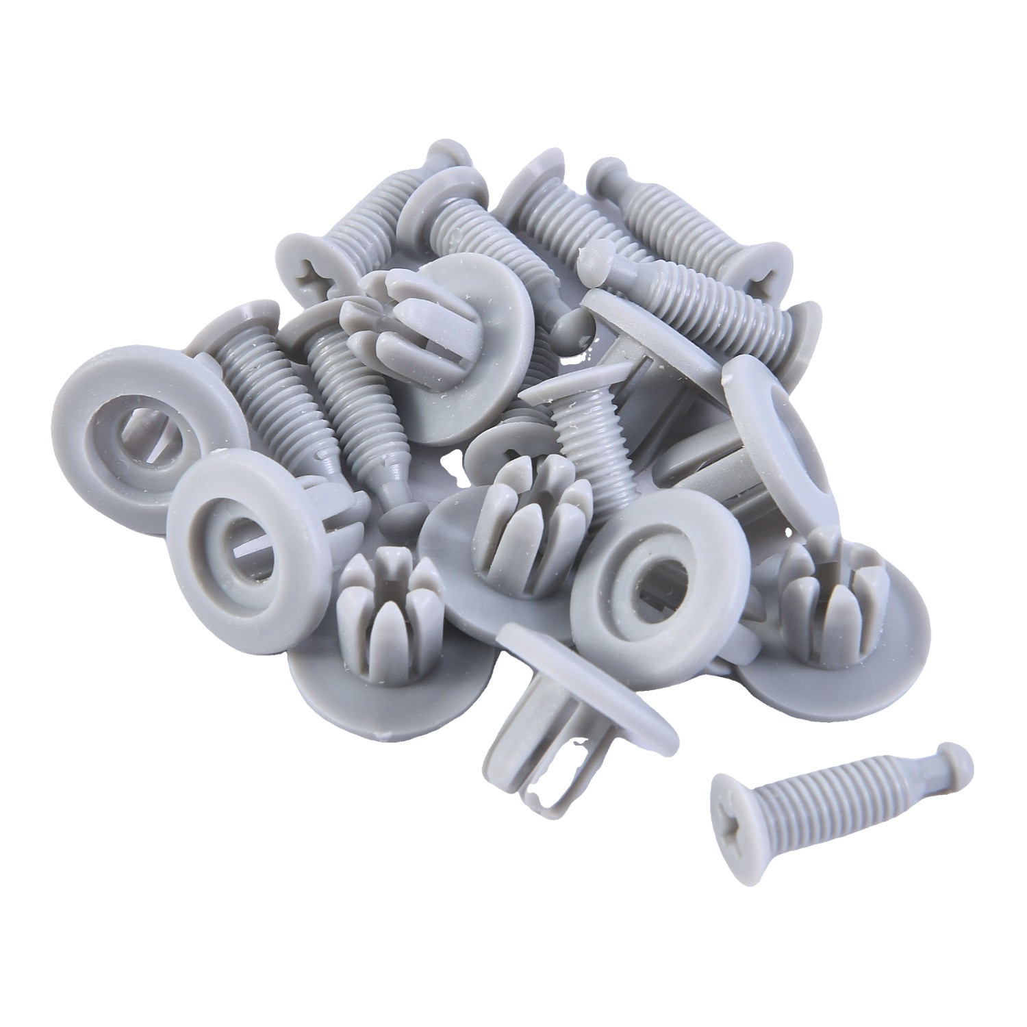 100PCS Clips Kit Trunk Screw Rivets Set Car Bumper Fender Auto Plastic Fastener