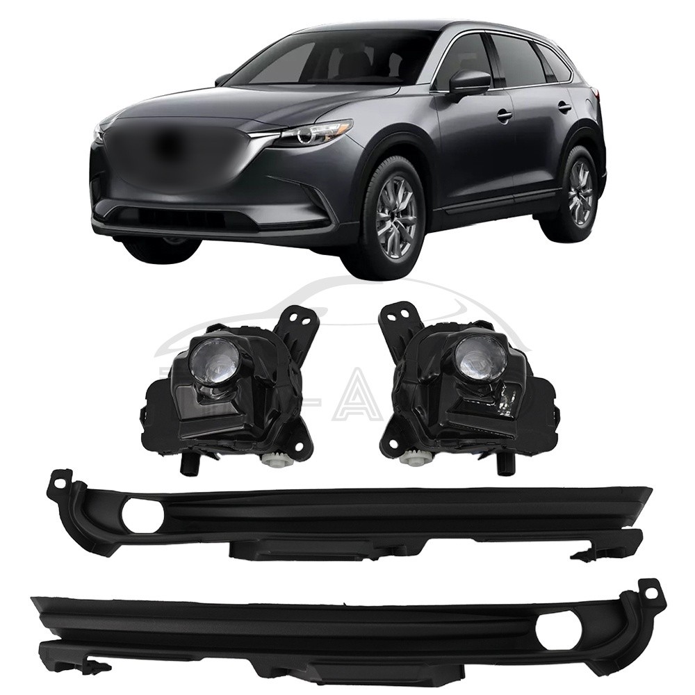 For 2016-2023 Mazda CX-9 LED Fog Lights With Border Cover LH & RH MA1038159