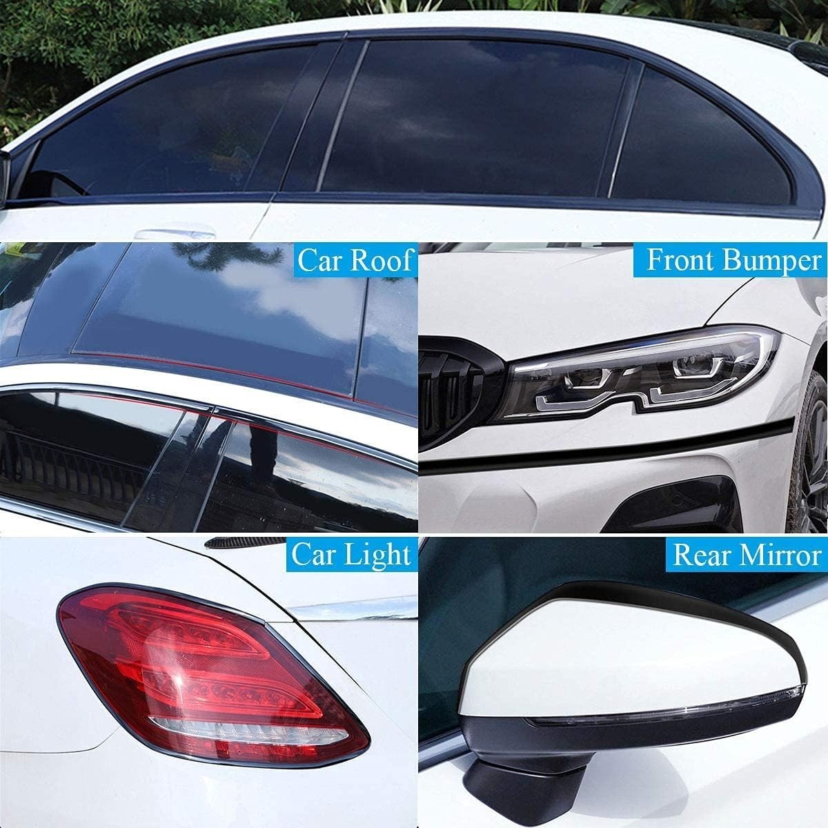 Self-Adhesive 25Ft Black Trim Molding for Universal Vehicle Protection & Style