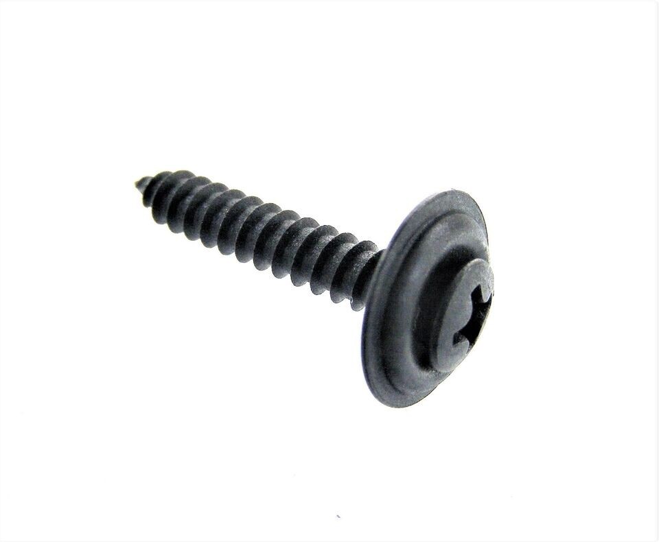 GM Black Interior Trim Screws- #8 x 1″ Long Countersunk Washer- 25 screws- #242