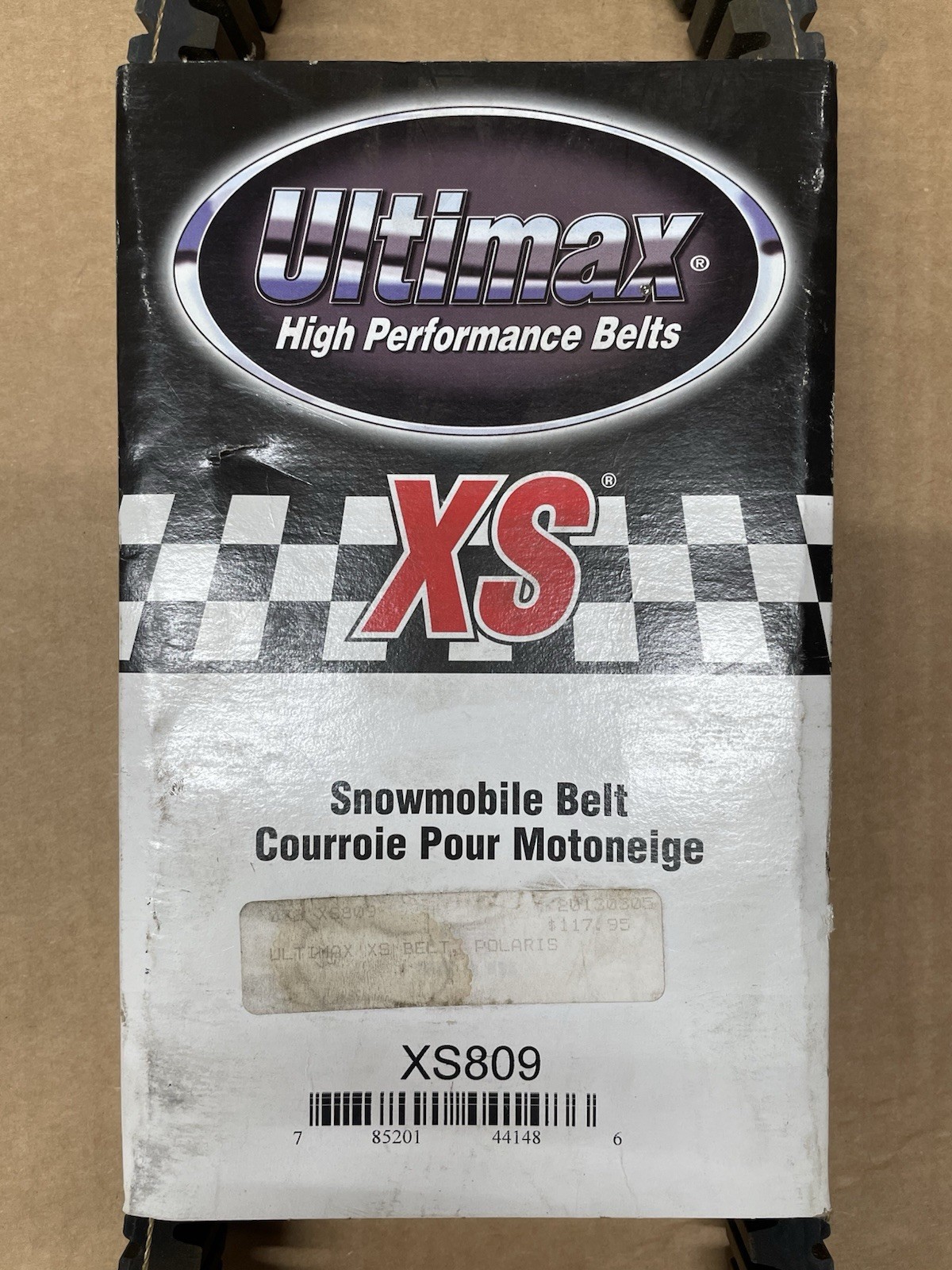 NOS Carlisle Ultimax XS Snowmobile Drive Belt Assembly XS809