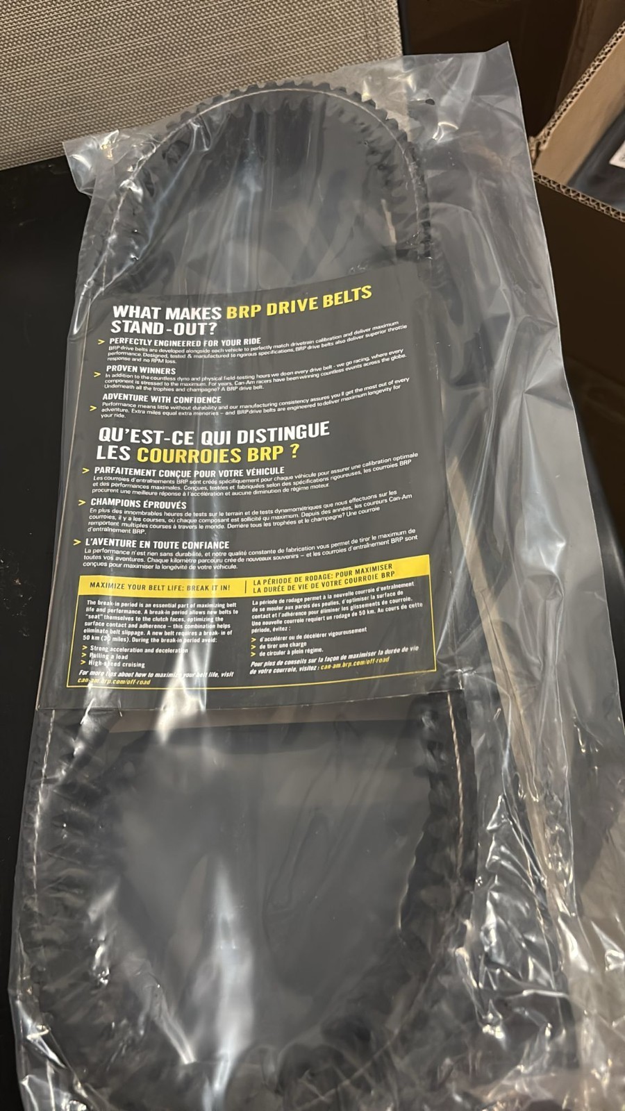 OEM Genuine Canam BRP Maverick X3 Turbo RR 200HP High Performance Belt 422280652
