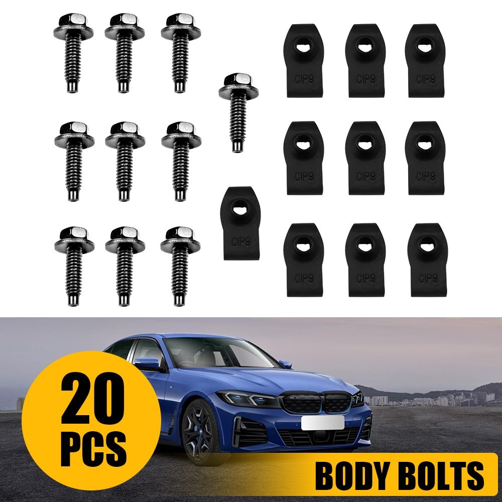 5/16-18 x 1-3/16″ long. 1/2″ hex Body Truck Clip Clips Bolt 5/16-18 thread Bolts