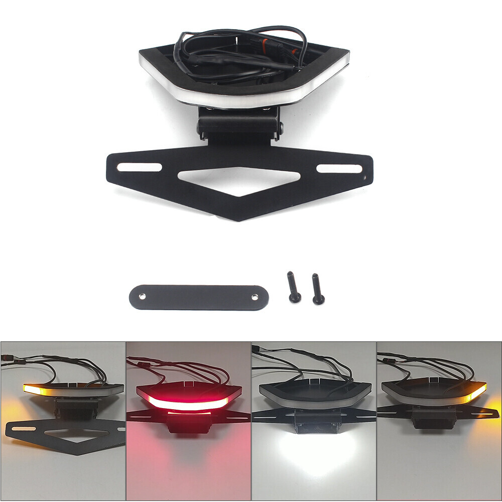 For 2020-2023 BMW S1000RR Fender Eliminator Kit Licence Plate Holder Tail Lights