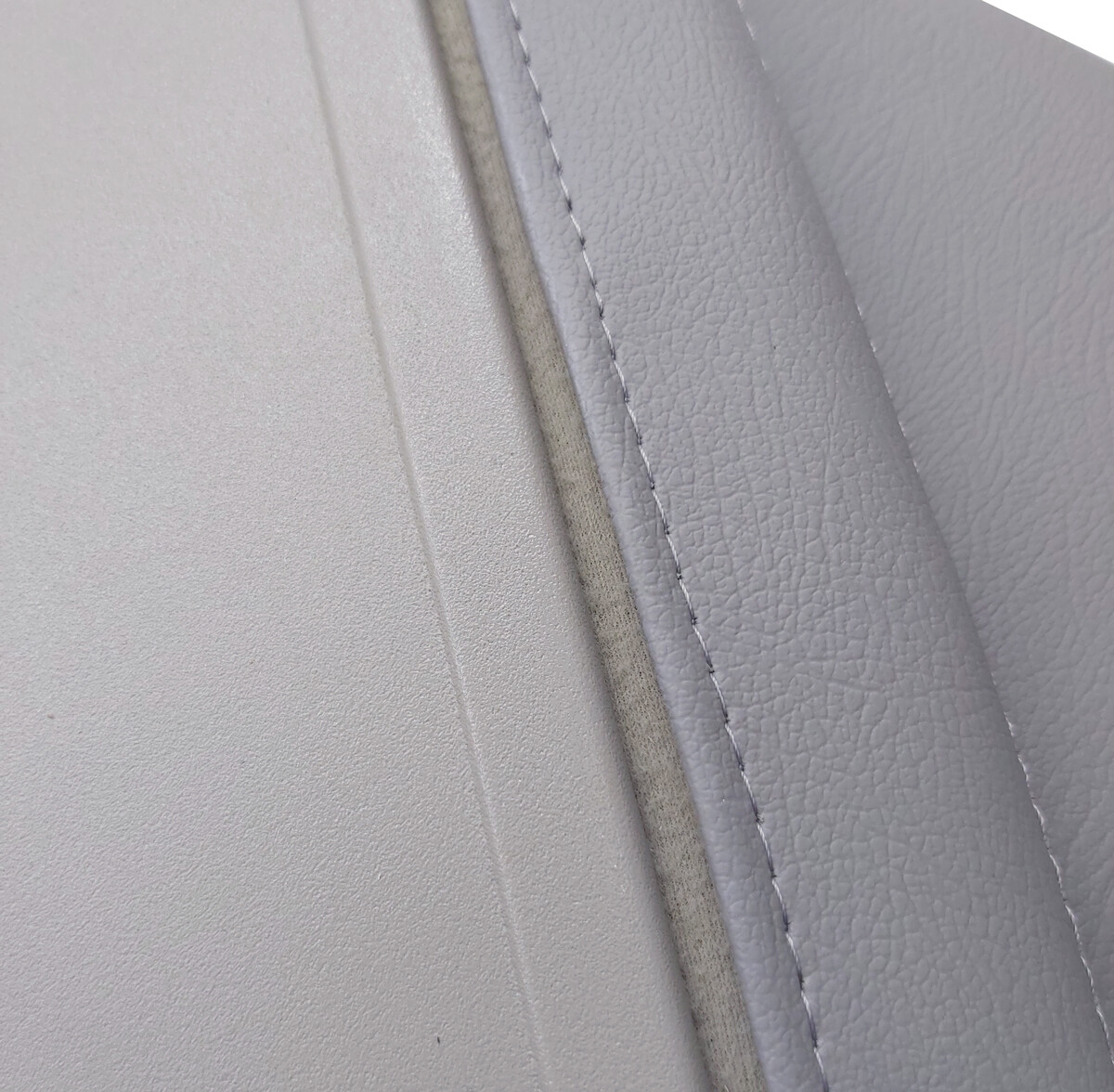 Sunvisors Cover Skin PVC Leather for Dodge Ram 1500, 2500 1994-2001 Gray