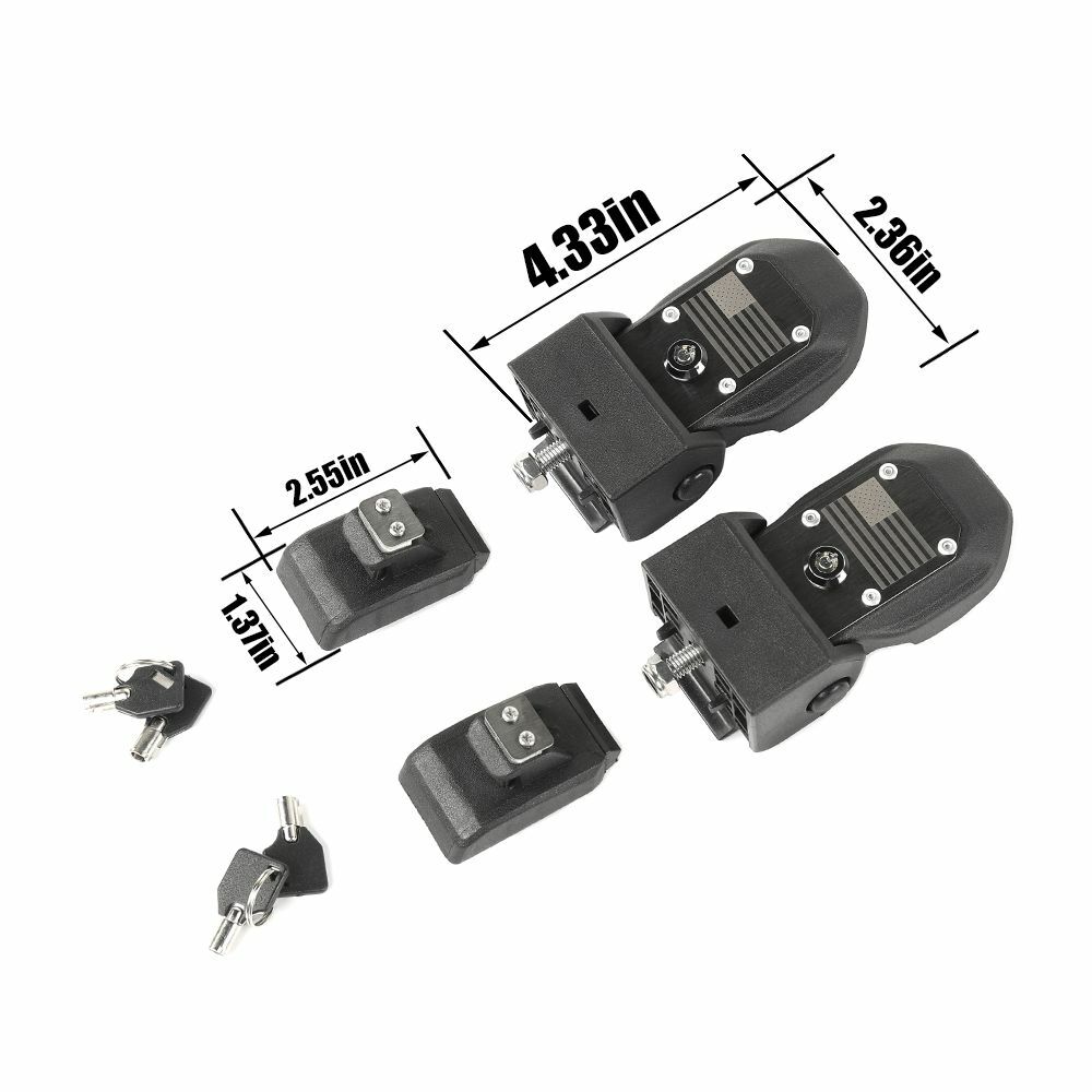 Locking Hood Latch Hood Catch W/Lock For 18+ Jeep Wrangler JL JT 18+ Accessoires