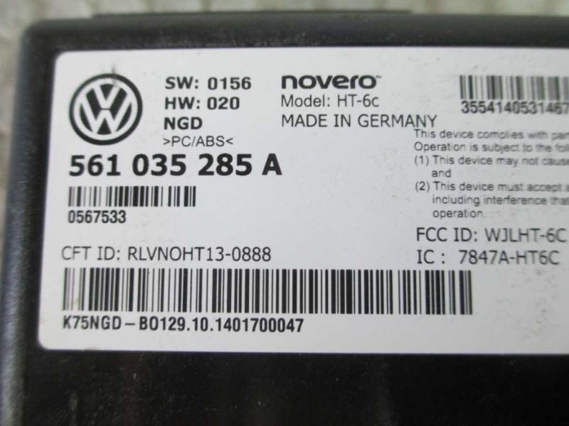 Communication Interface Box Fits 14-15 18-19 VW PASSAT 561 035 285 A 561035285A