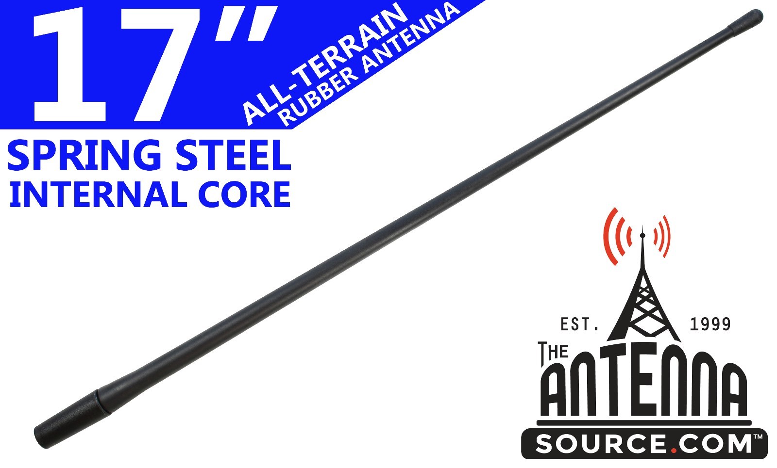 ALL-TERRAIN 17″ RUBBER ANTENNA MAST – FITS: Case | IH | New Holland Tractors