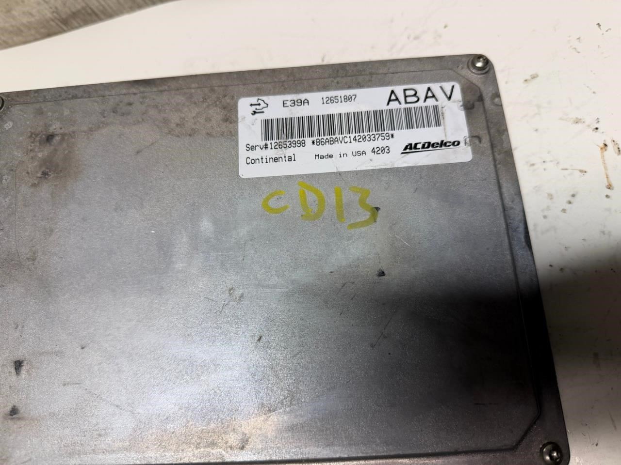 2015 EQUINOX Engine Control Module Computer ECU ECM PCM – 12651807; 12653998