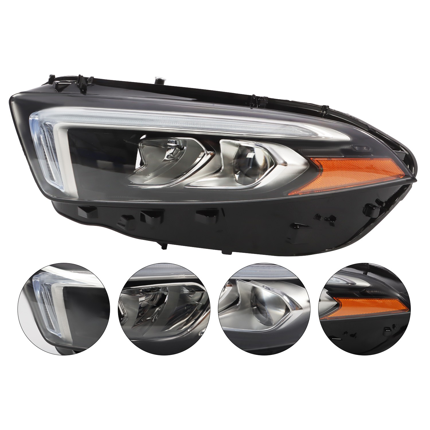 Fit For 2019 2020-2022 Mercedes Benz W177 A Class Left Side Driver LED Headlight