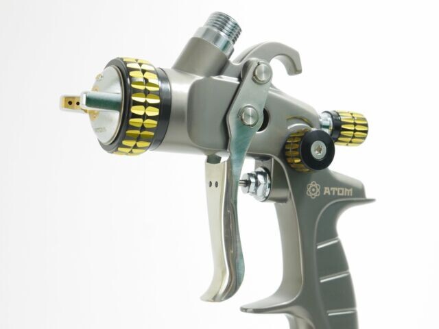LVLP Atom X20 Professional Auto Paint Car Clearcoat Gun with FREE GUNBUDD LIGHT!