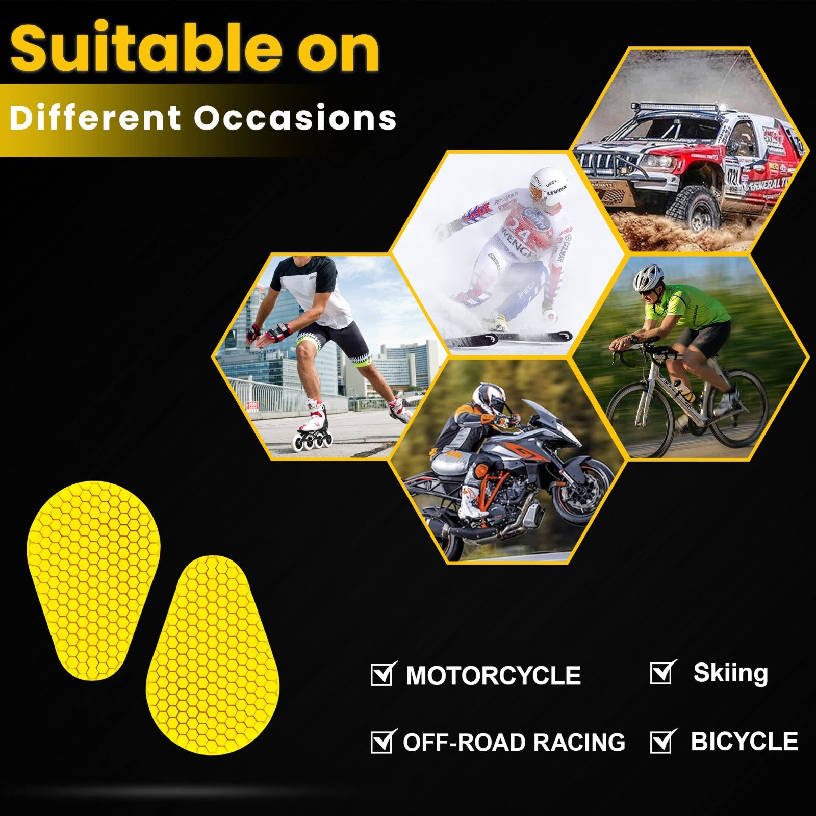CE-2 Approve Protective Pads (Can be use for shoulder, elbow, hip, or knee)