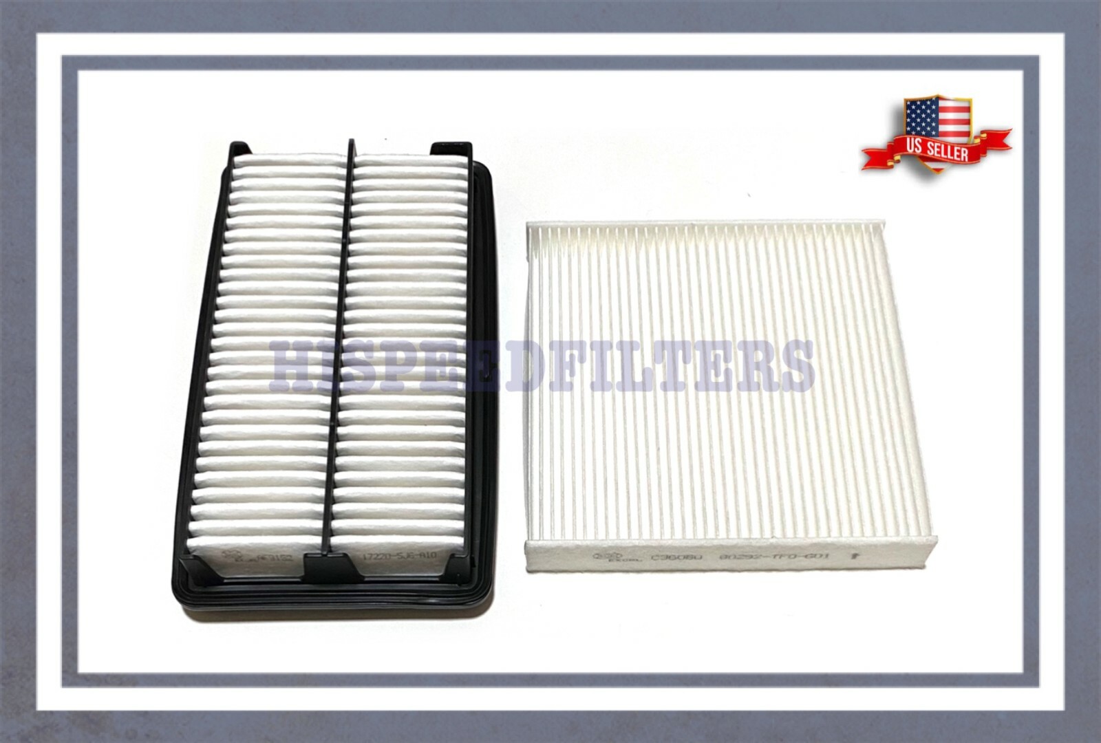COMBO SET ENGINE & CABIN AIR FILTER FOR ACURA TLX 21-22 HONDA ODYSSEY 18-22