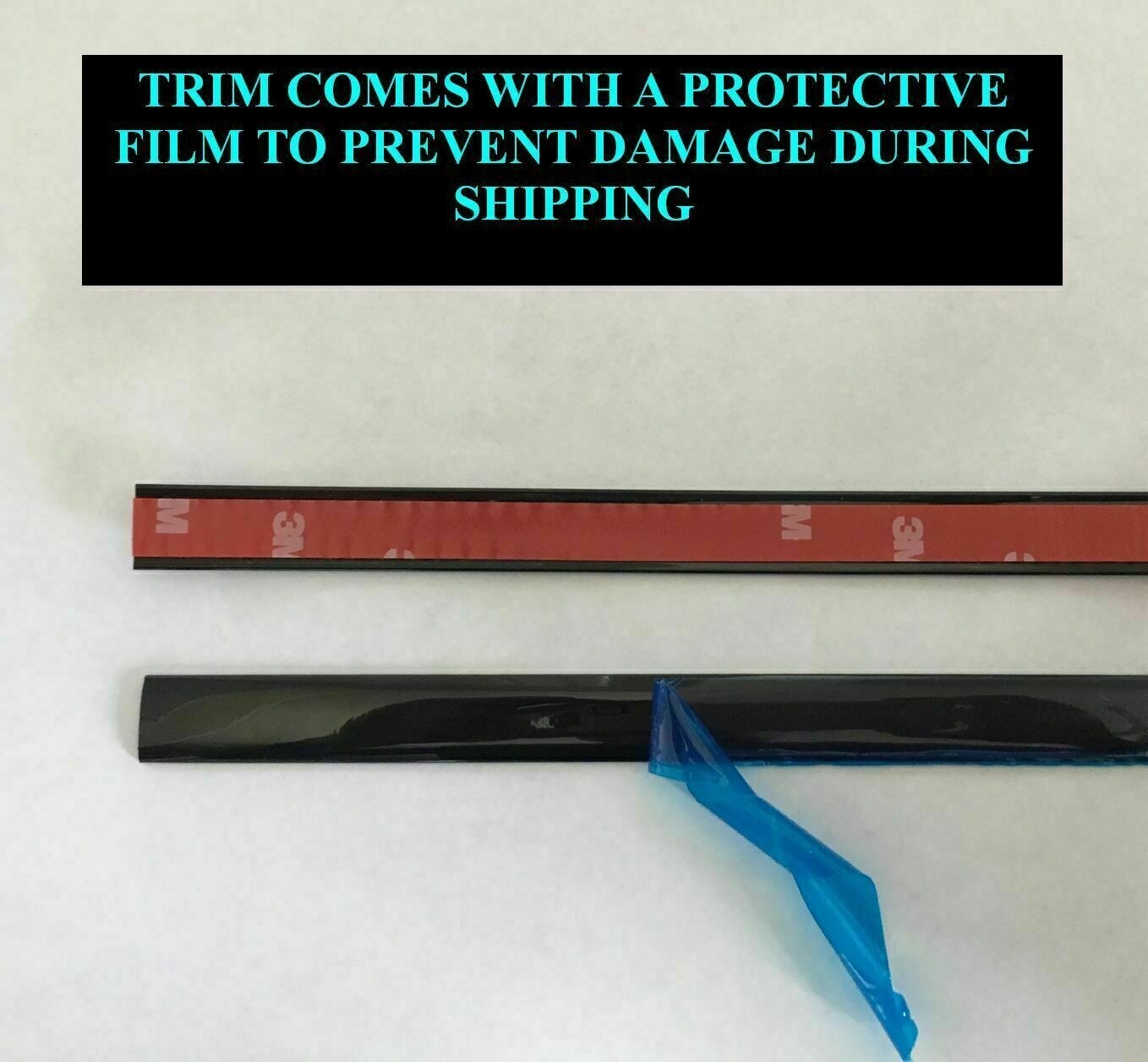 For 2018-2022 TOYOTA CAMRY BLACK ROOF TOP TRIM MOLDING KIT 2PC