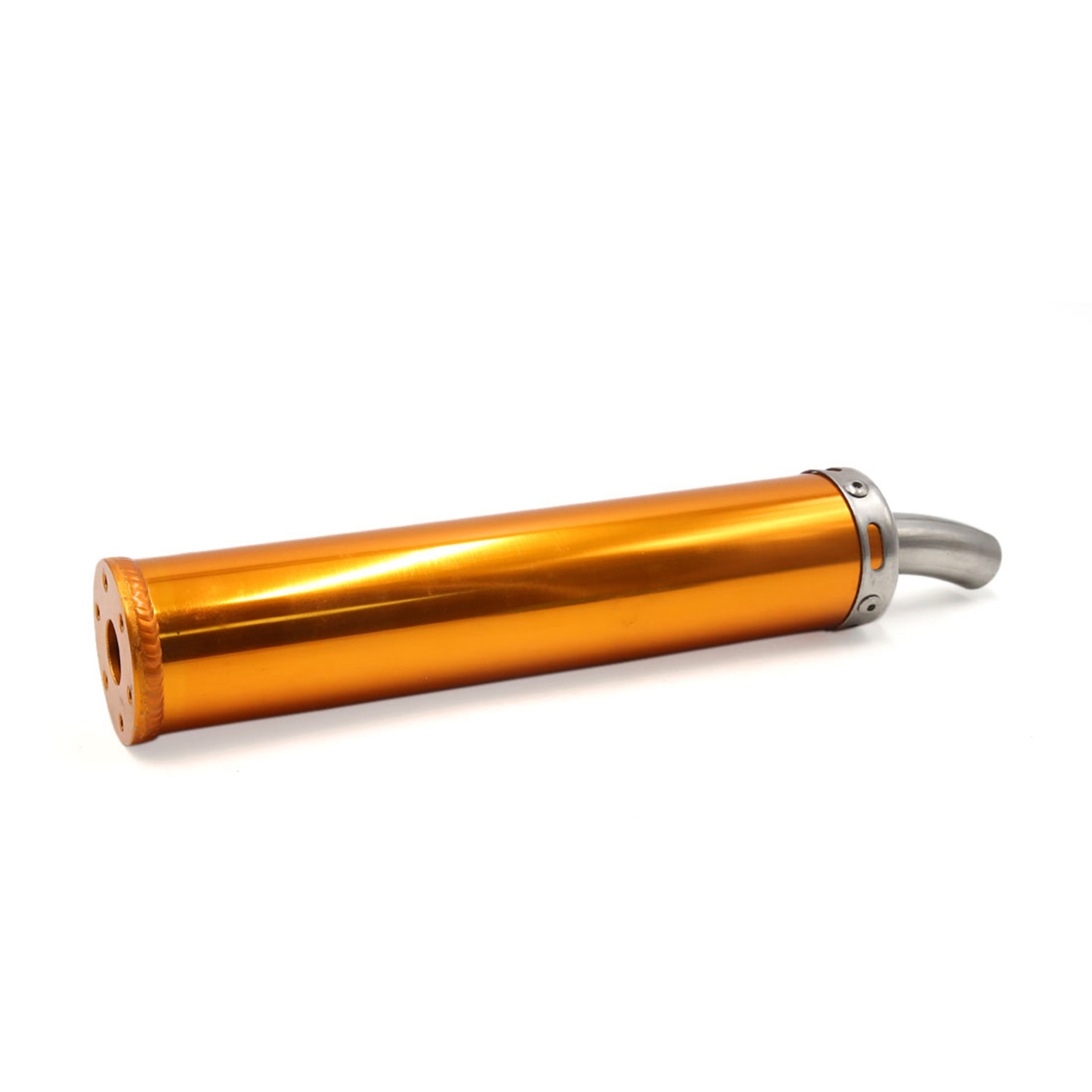 0.87″ Inlet Diameter Exhaust Muffler Pipe For Motorcycle Street Dirt Bike Racing