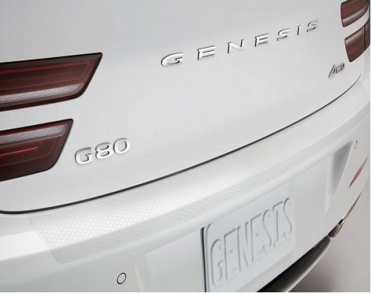 OEM 2021-2024 Genesis G80 Rear Bumper Appliqué Applique Protector T1F28AU000
