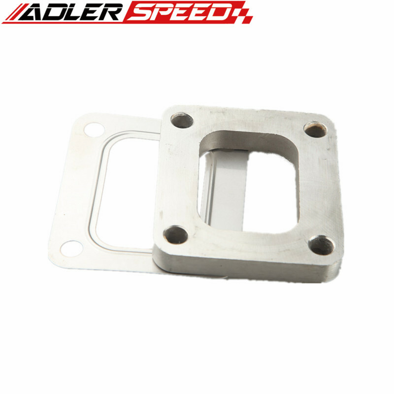 Stainless Steel Undivided T4 Turbo Inlet Flange 1/2″ Thick W/ T304 SS Gasket Kit