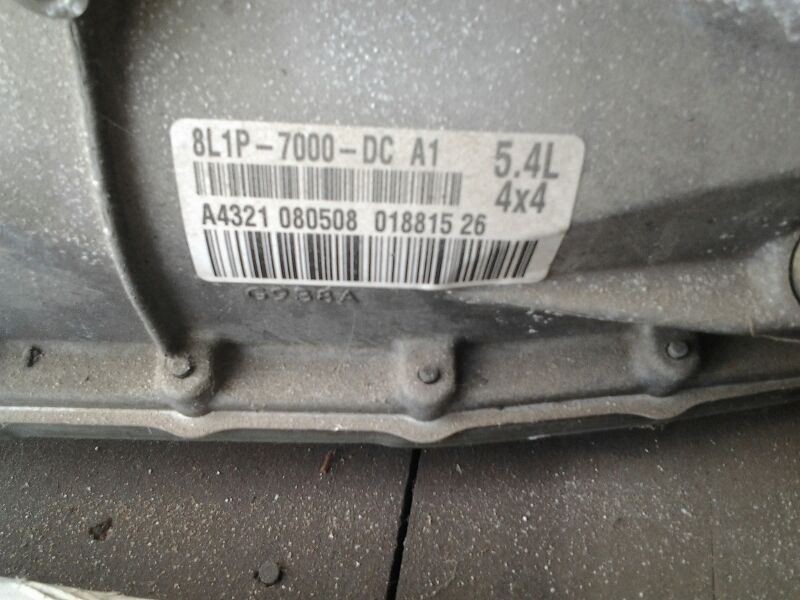 2008 Ford Expedition AUTOMATIC TRANSMISSION 6 Speed Overdrive 4×4 From 12/04/07