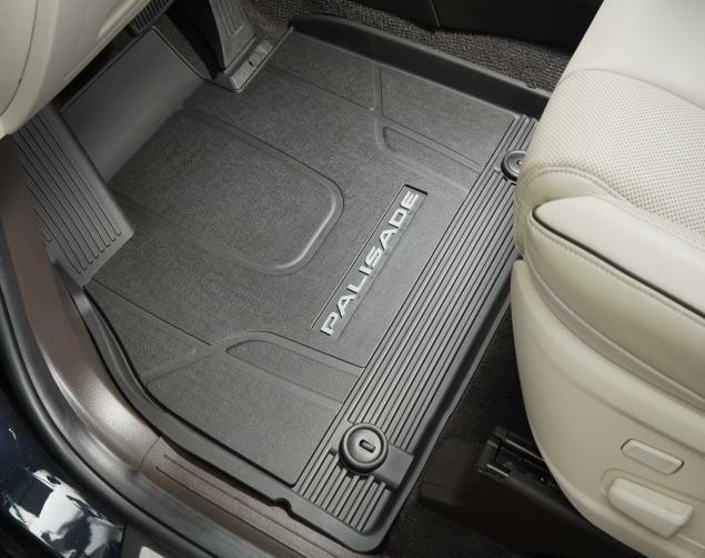 OEM 20-25 Hyundai Palisade 7-PASSENGER ALL WEATHER FLOOR MATS LINERS S8F13AU100