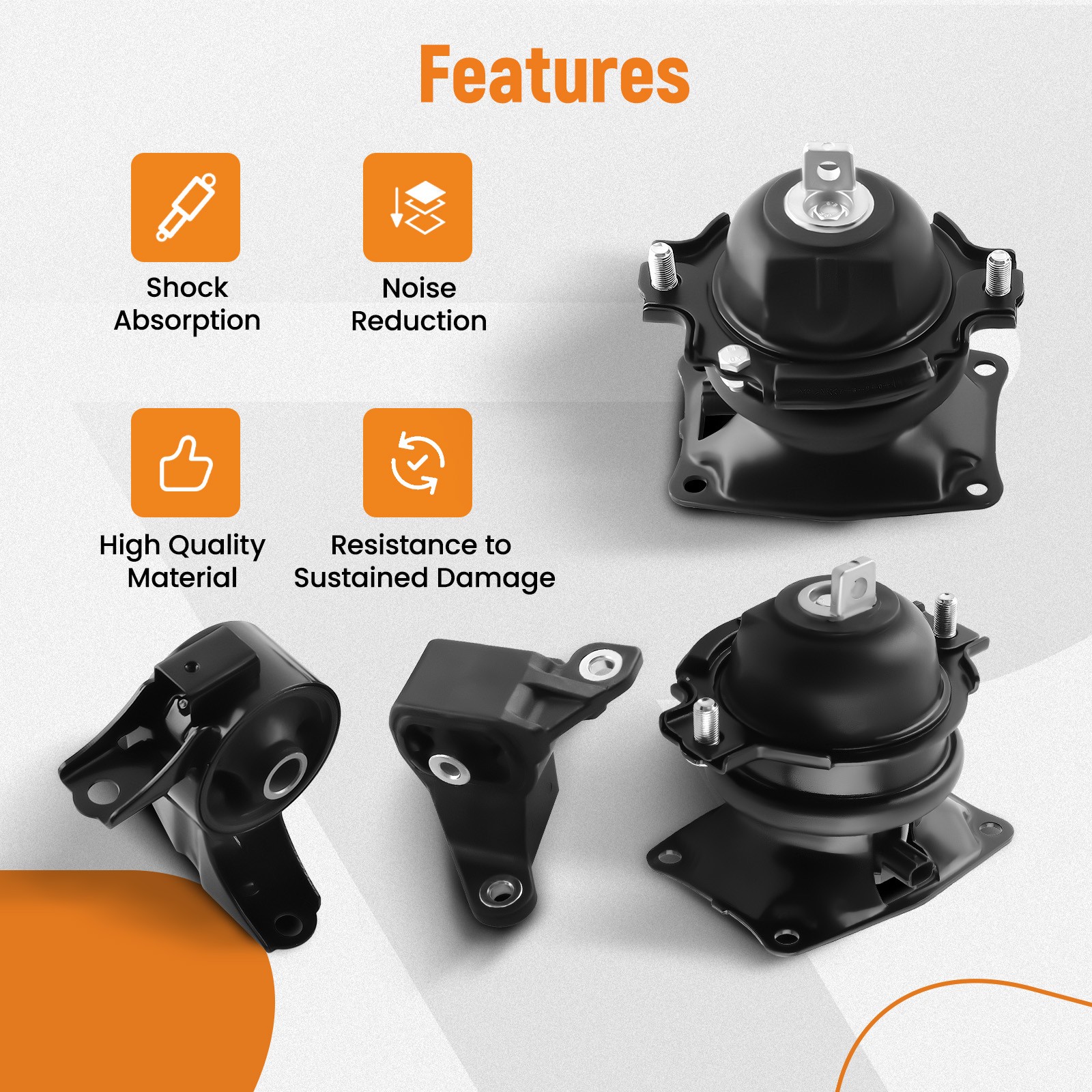 Engine Motor & Auto Trans Mount for Honda Odyssey 3.5L V6 2011-2017 50850TK8A01