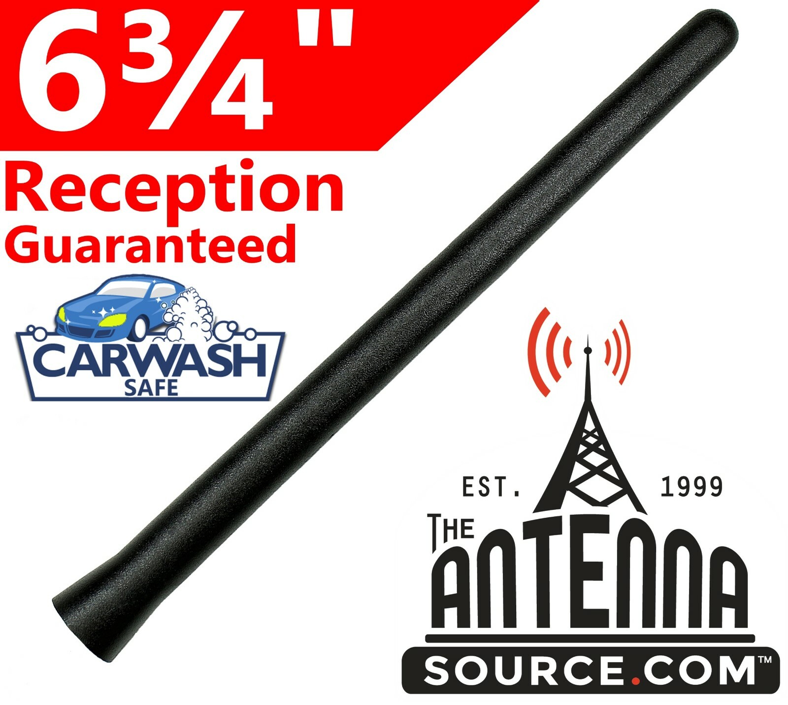 **SHORT** 6 3/4″ ANTENNA MAST – FITS: 1985-2005 GMC Sierra 1500