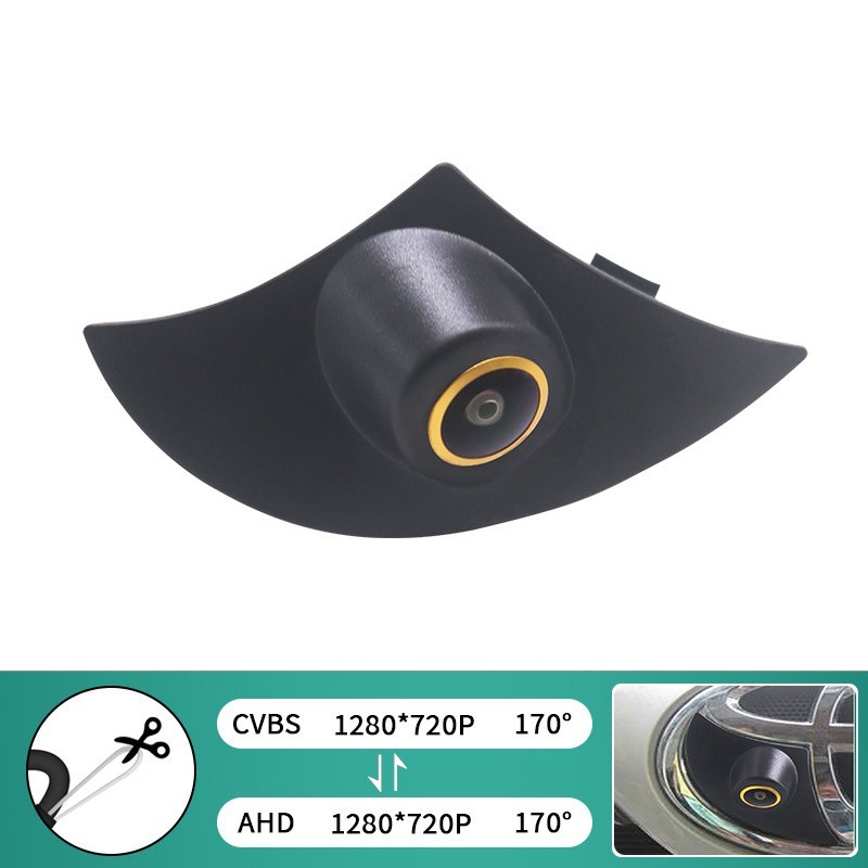 AHD/CVBS Car Front View Camera for Toyota Land Cruiser 2012 & RAV4 2011‑12