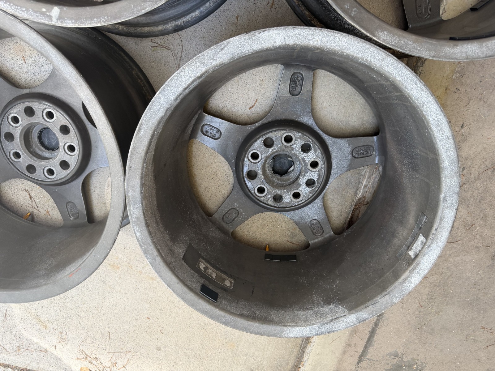 1998-2004 -Four (4) C5 Corvette 17X8.5 Magnesium Wheels For Square Setup 17Lb Ea