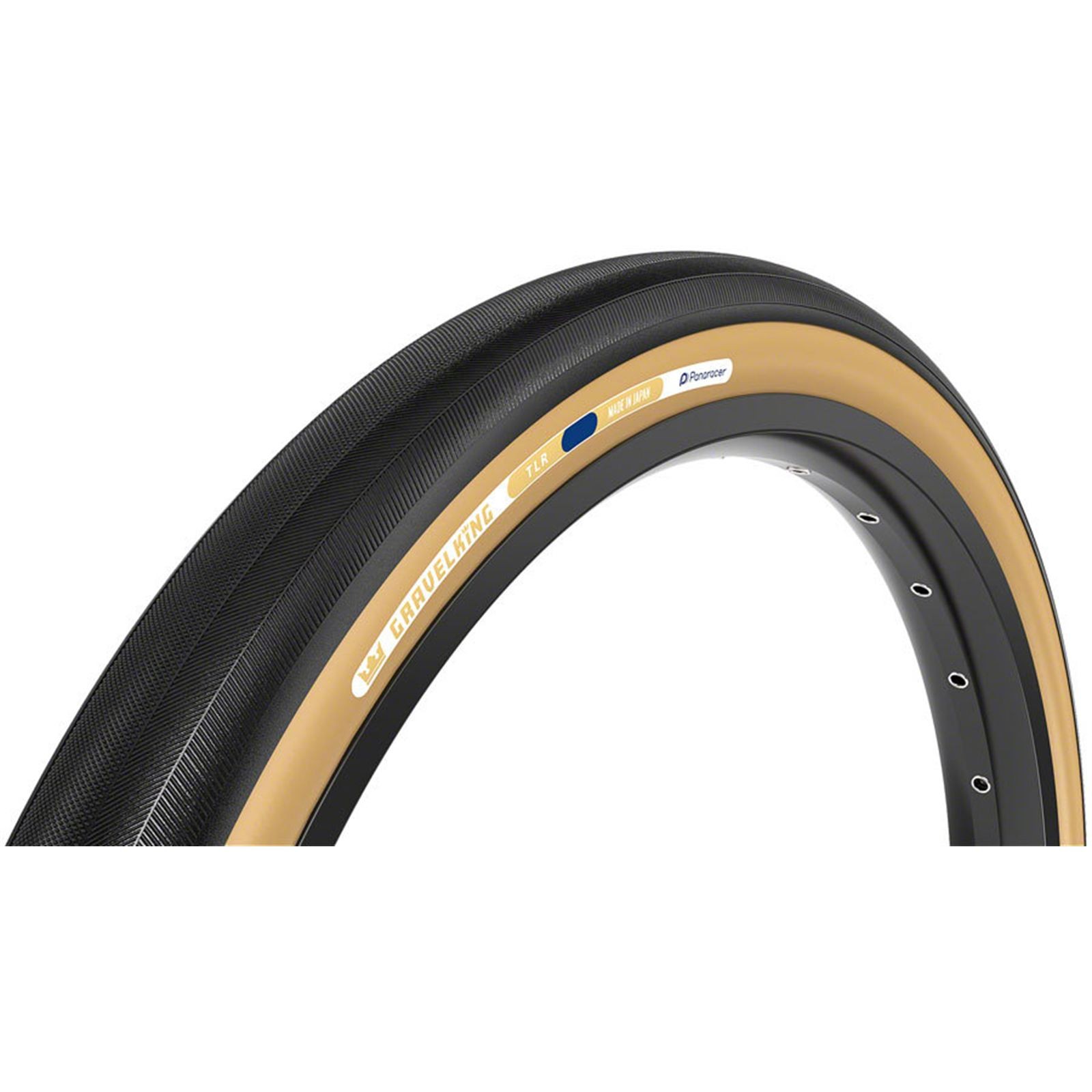 GravelKing Slick Tire – 650b x 38 / 27.5 x 1.50, Black/Brown RF650B38-GK-D2