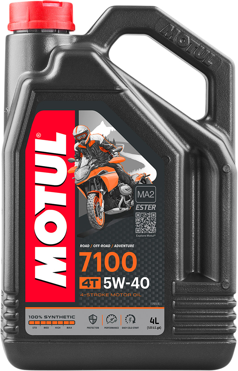 Motul 7100 4T Motorcycle Synthetic Engine Oil 4L 5W-40 104087