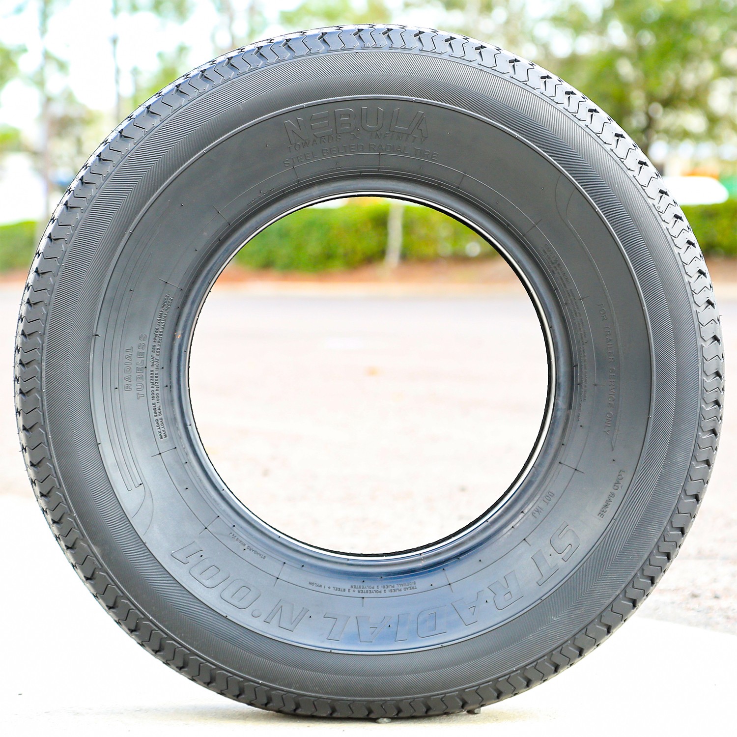 4 Tires Nebula ST Radial N’ 001 Semi-Steel ST 225/75R15 Load E 10 Ply (Thailand)
