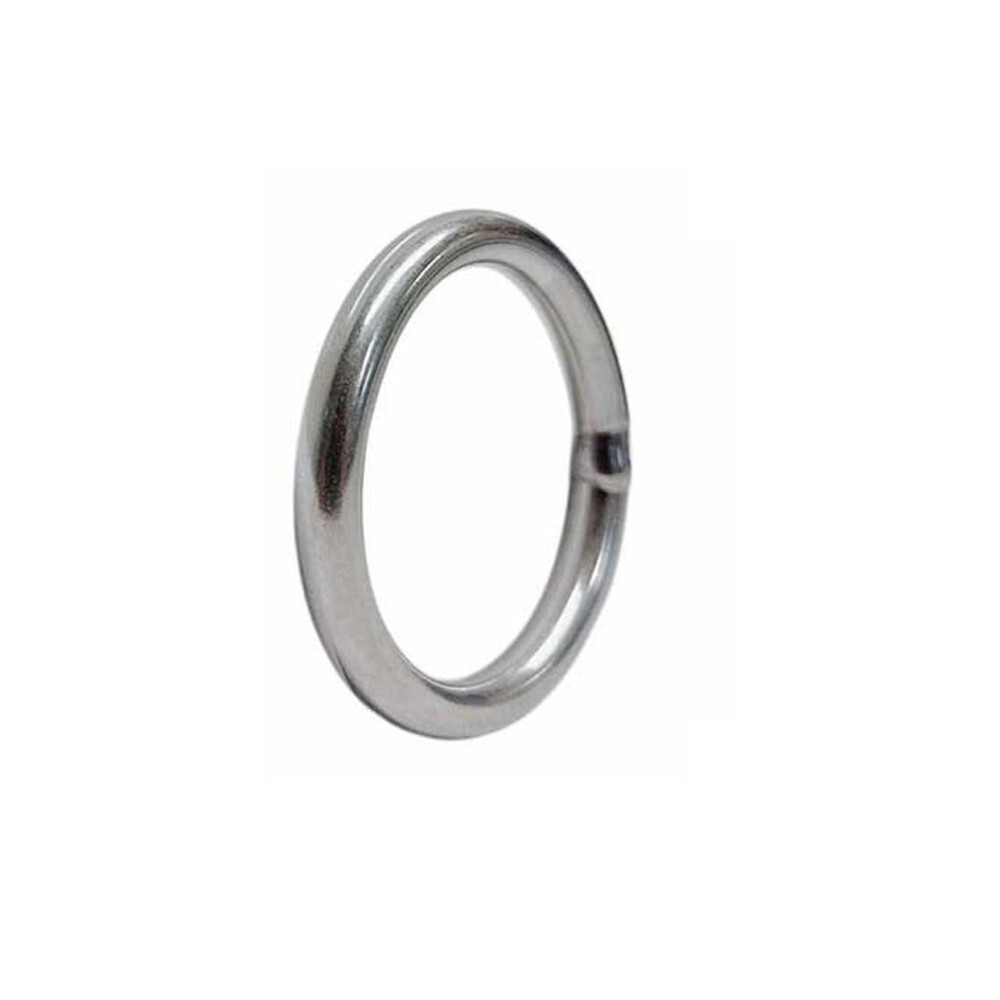 4 Pc 750 Lb WLL Mil Spec Stainless Steel Round Ring Link Connect 5/16″ x 1-9/16
