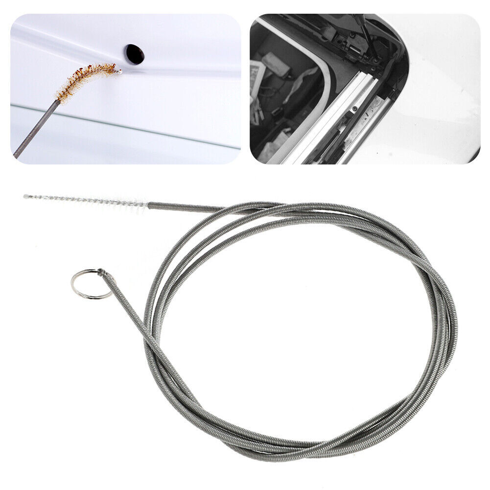 150CM Flexible Car Drain Dredge Sunroof Cleaning Scrub Brush Tool Accessories