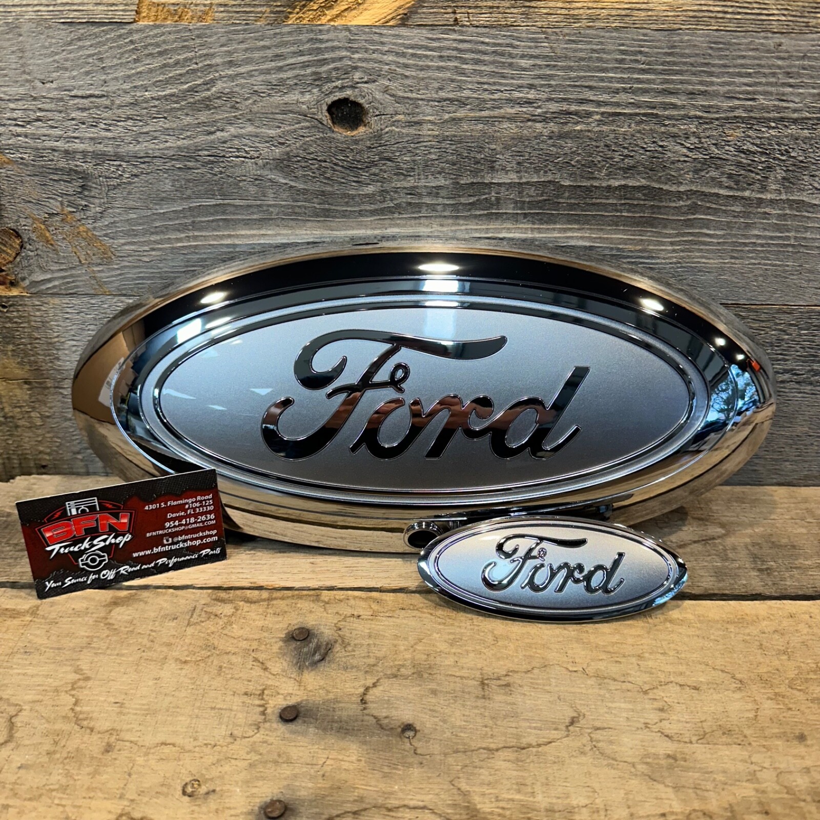 2023+ F250 F350 F450 Superduty Custom Painted Ford Front & Rear Emblem Oval Set