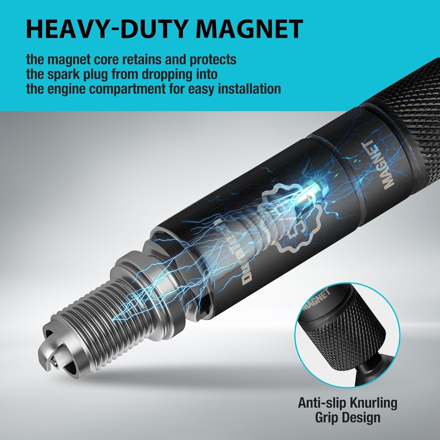 Durable 5/8″ Swivel Spark Plug Socket – Manganese Phosphate Coated for Longevity