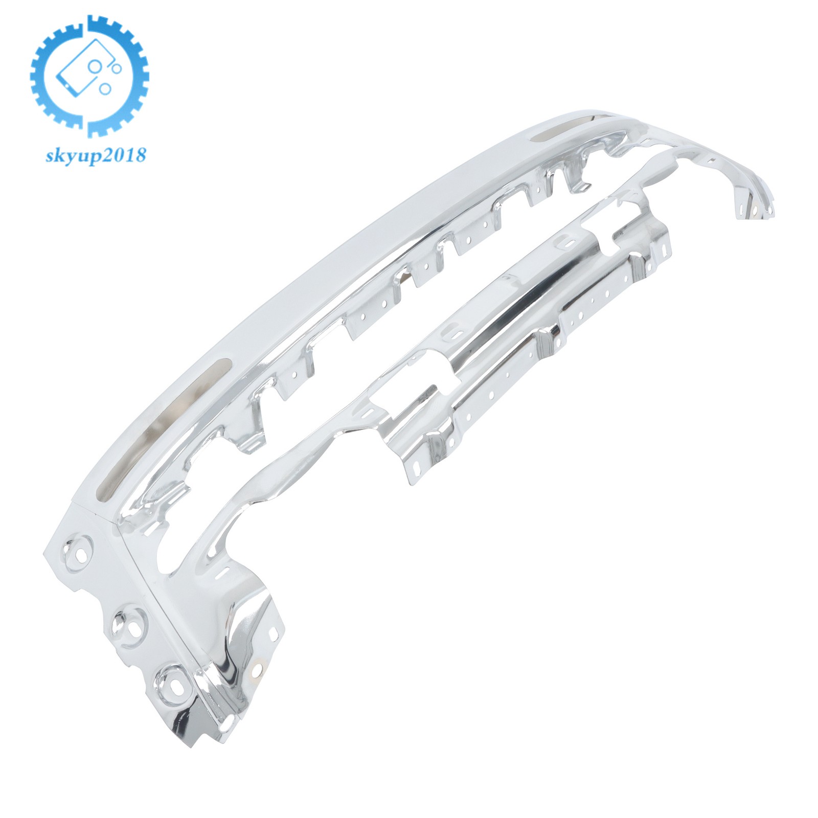 Split-type Metal Steel Front Bumper Face Bar Chrome For Ford Ranger 2019-2023