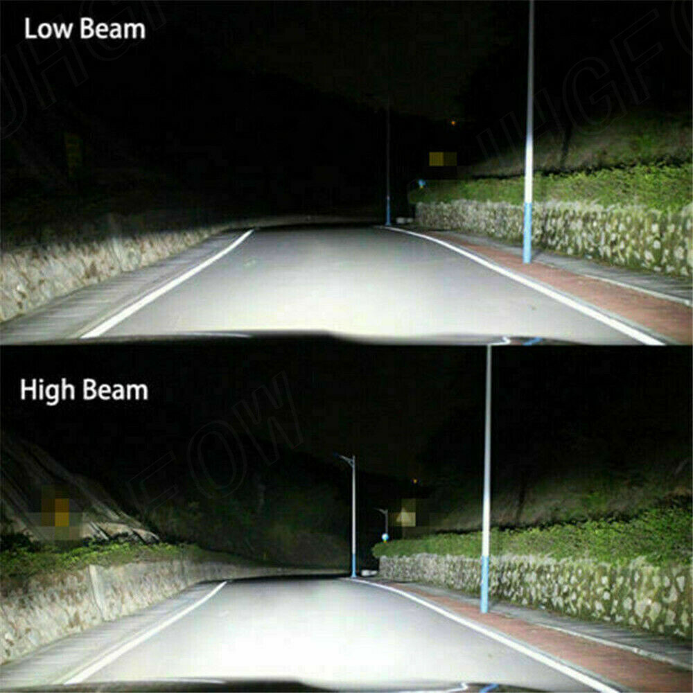 9005+9006 Combo LED Headlight 240W 60000LM High/Low Beam 6000K White 4 Bulbs Kit