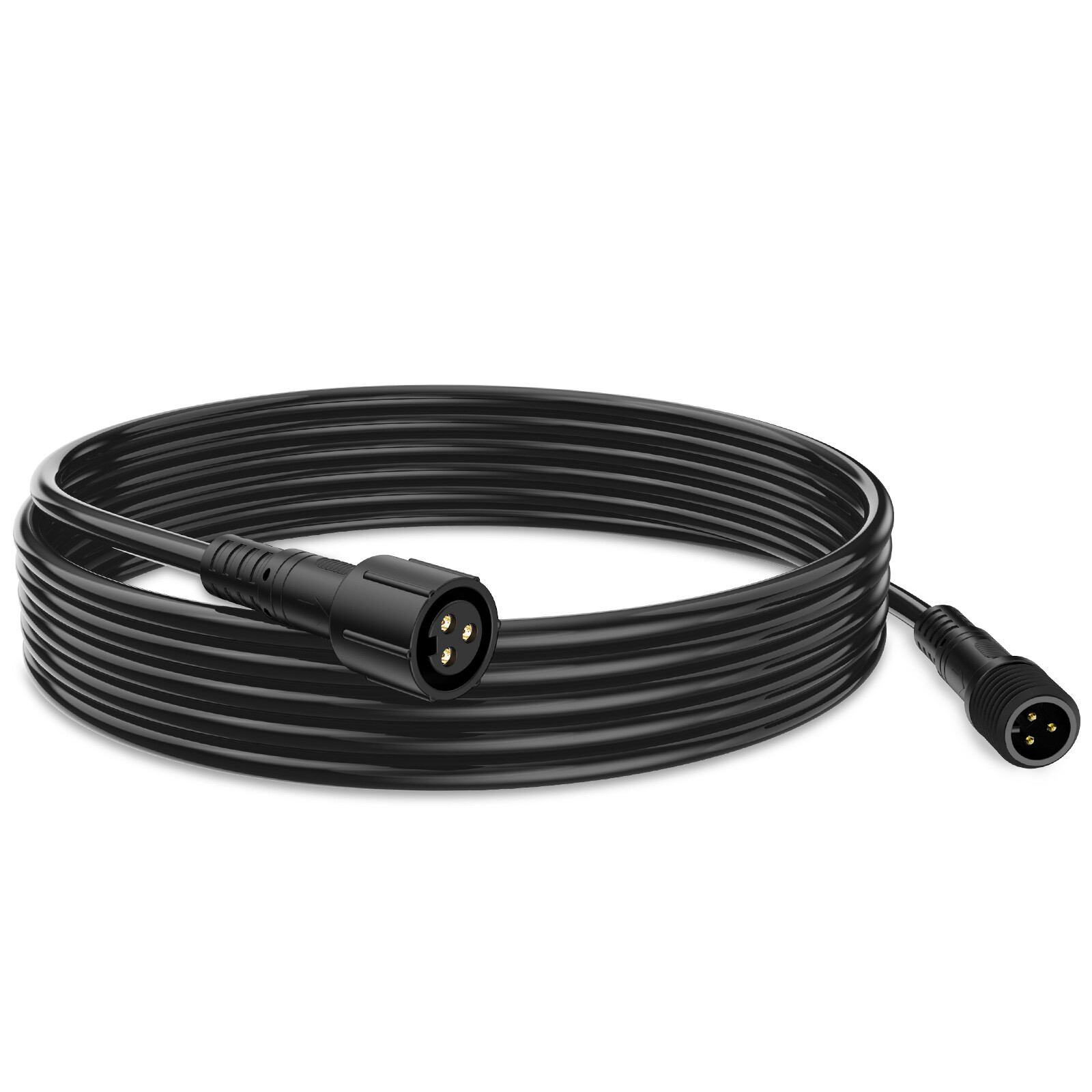 MICTUNING 6.56FT 3-Pin Extension Wire Cable Cord for C2,W1,V1 RGB+IC Rock Lights