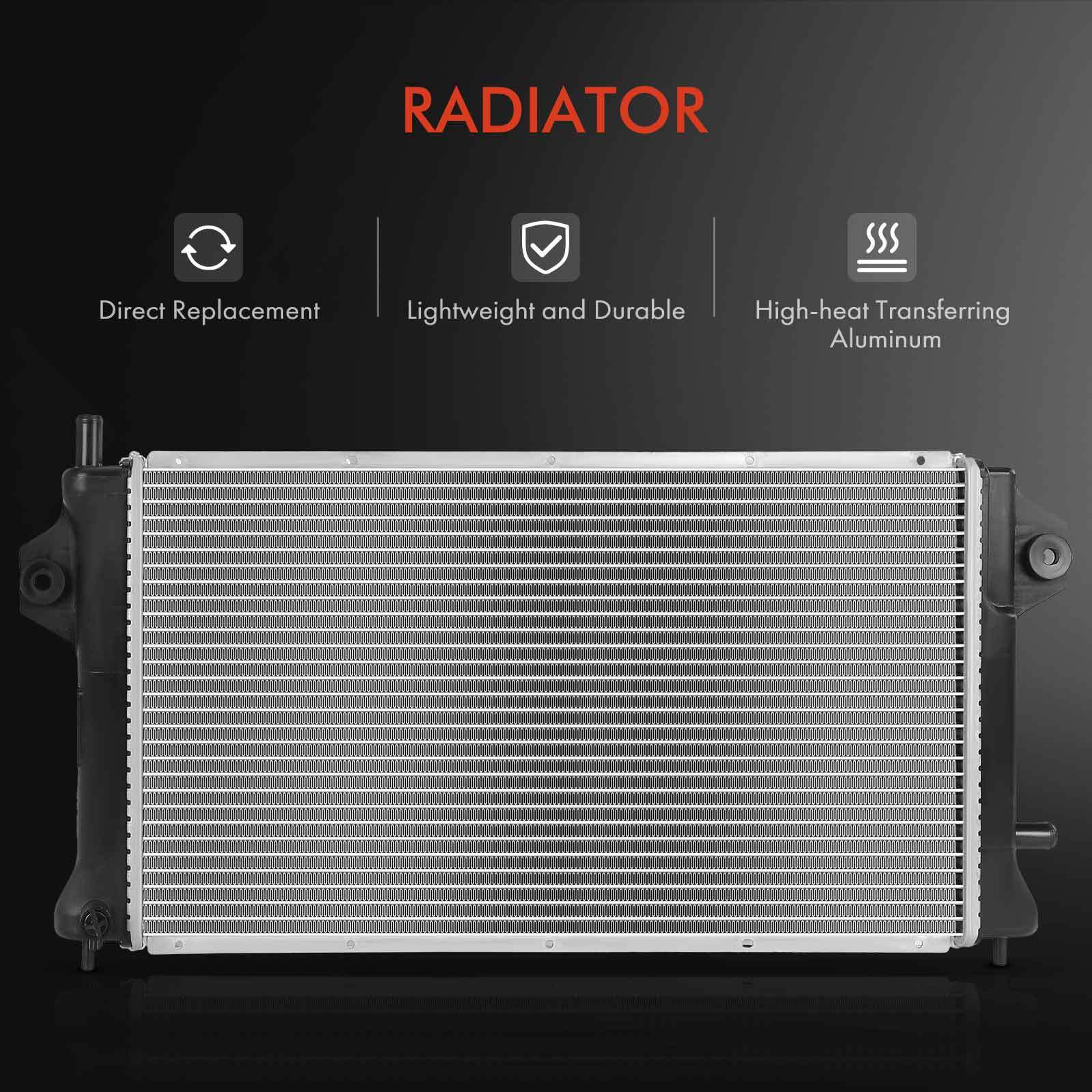Plastic+Aluminum Radiator for Mitsubishi Outlander PHEV 2018-2022 L4 2.0L 2.4L