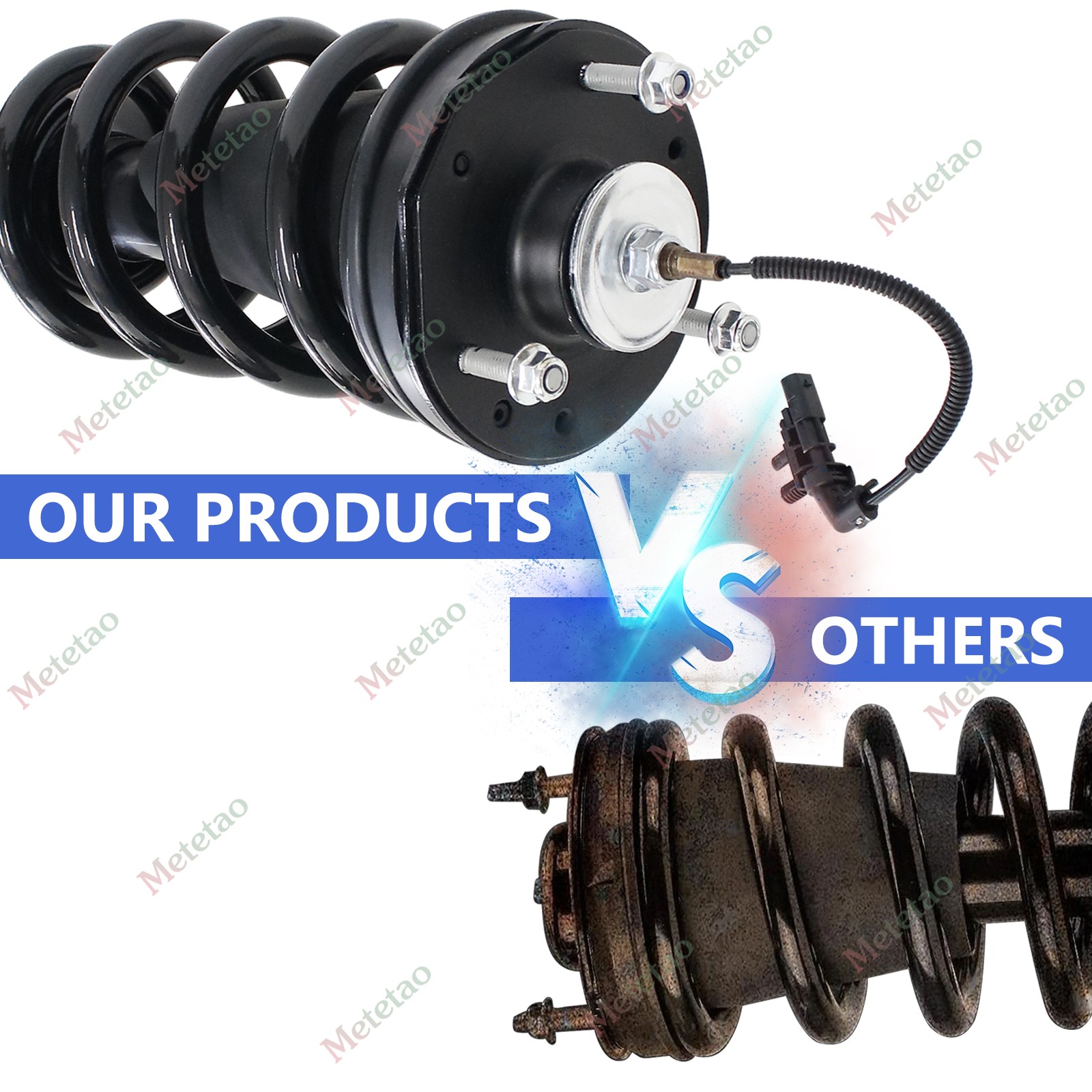 2PCS Front Shock Struts Assys For GMC Chevrolet Escalade Tahoe Yukon 84176631 US