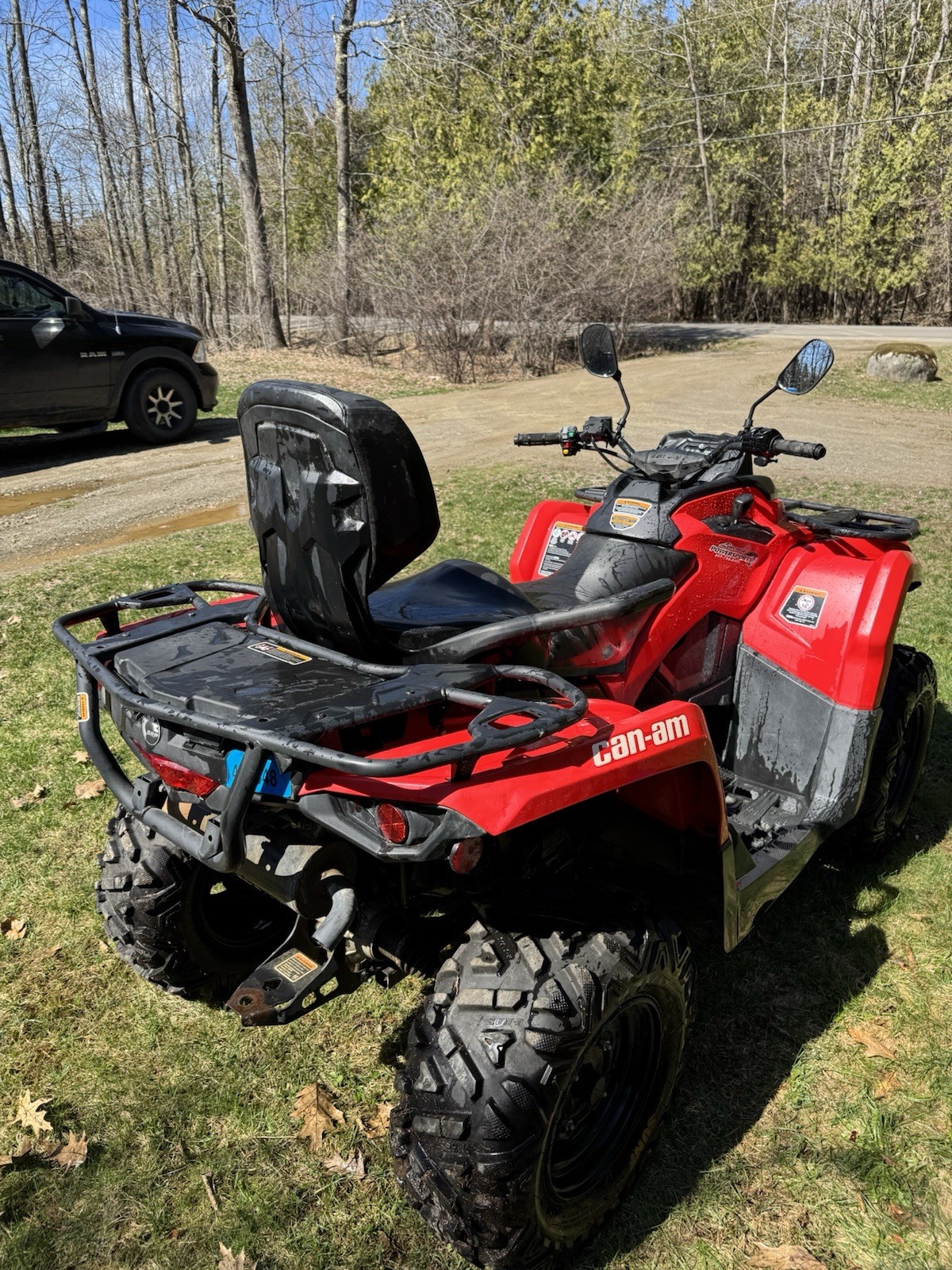2018 CAN AM Outlander 450 With Front Winch And Ramps